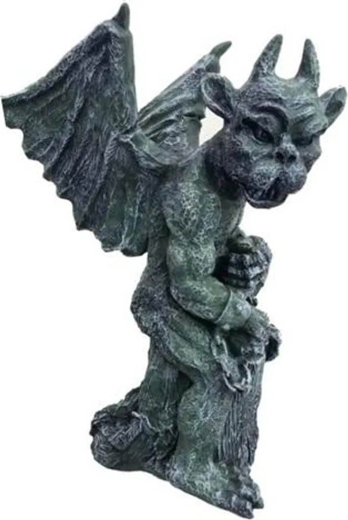 Statue Dragon Troll G7 Décoration de Jardin Extérieur 50 cm Sculpture