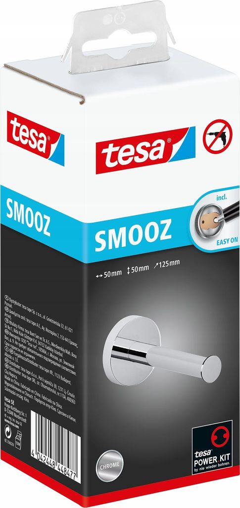 tesa WC-Papier Ersatzrollenhalter SMOOZ verchromt