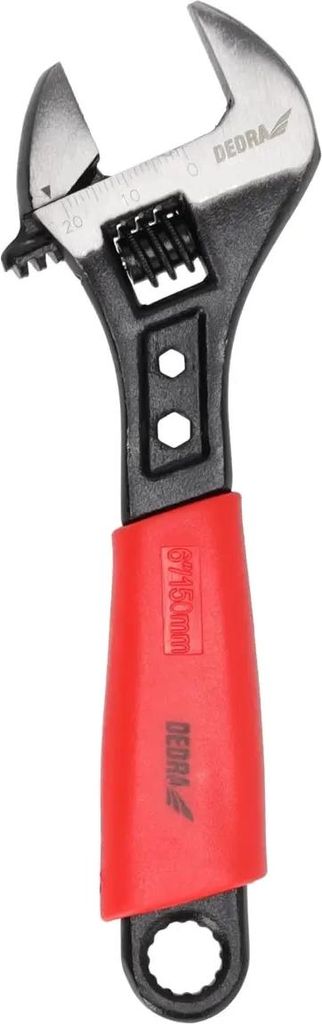 Verstellbarer Schraubenschlüssel 150mm, 0-19mm, Kunststoffgriff