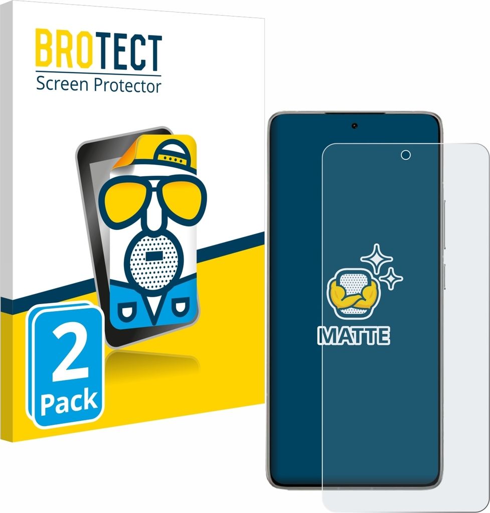 2x BROTECT Schutzfolie für Xiaomi 14T Displayschutz Displayschutzfolie Folie Matt Entspiegelungsfolie