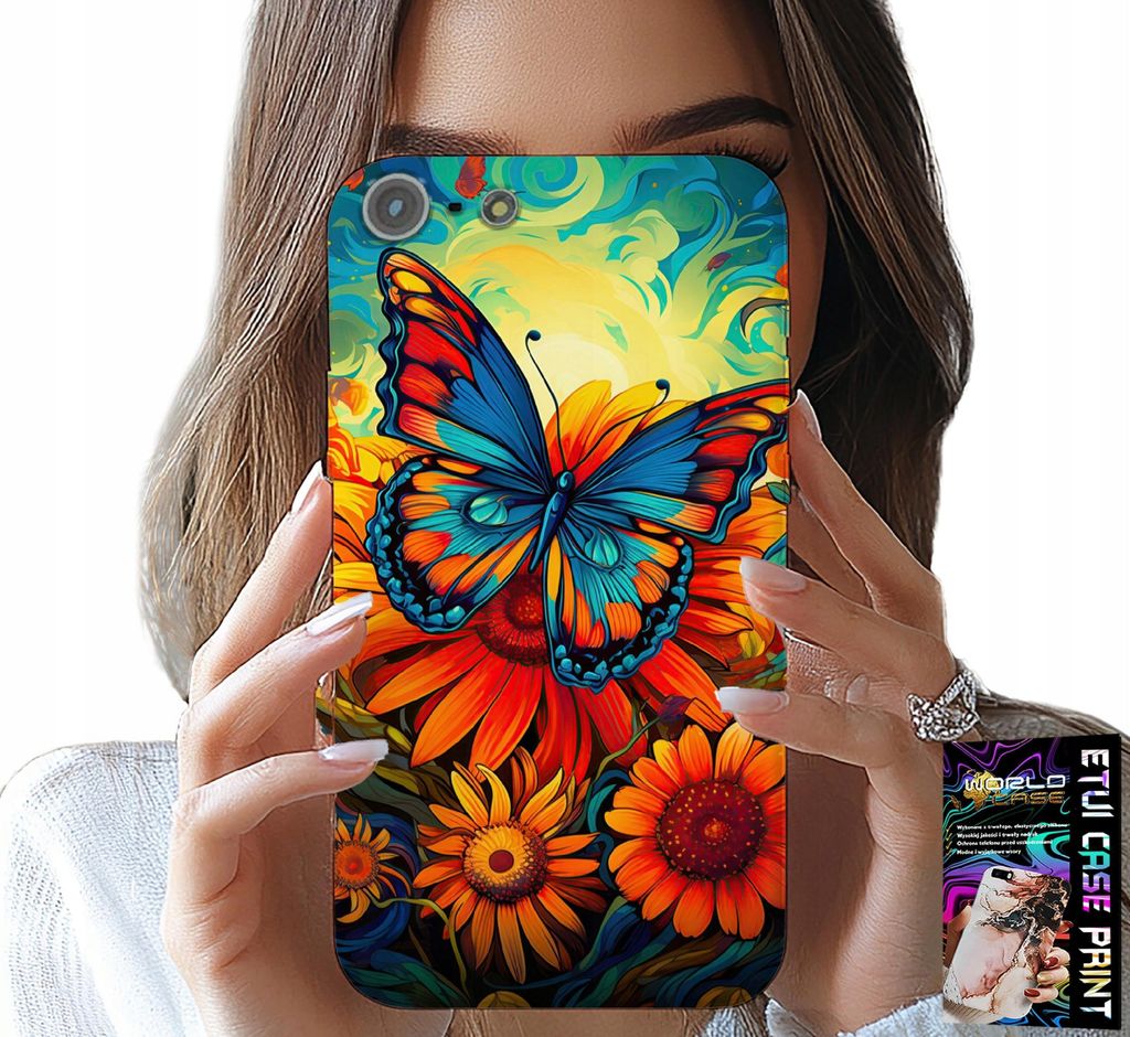 Hülle Für Iphone 5 / 5S / 5C - Schmetterlinge Schmetterlinge Blumen Rosen Hülle