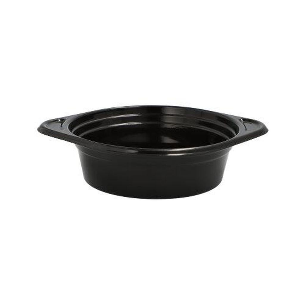 Papstar Suppenschalen (Mehrweg) 500 ml Ø 15,6 cm · H 4,5 cm schwarz, 18 x 12 Stück