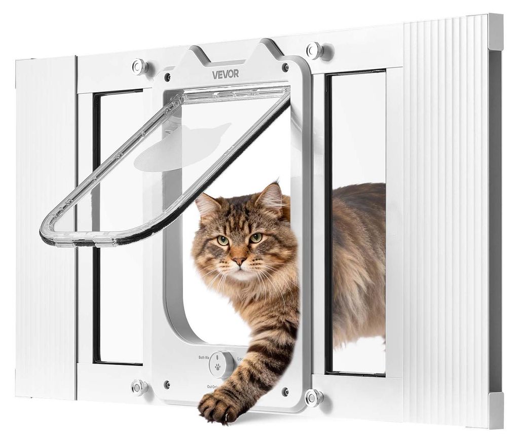 Porta per gatti con gattaiola VEVOR adattabile alla Immagine del prodotto 