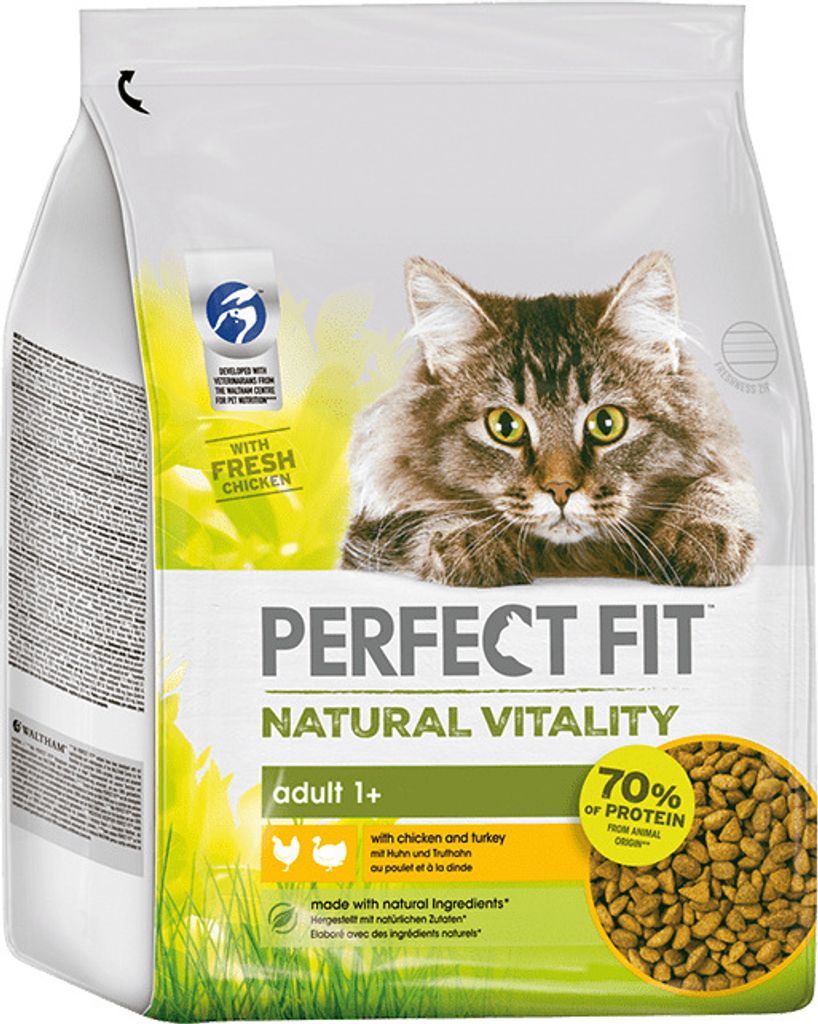 PERFECT FIT™ Katze Beutel Natural Vitality Adult 1+ mit Produktbild 