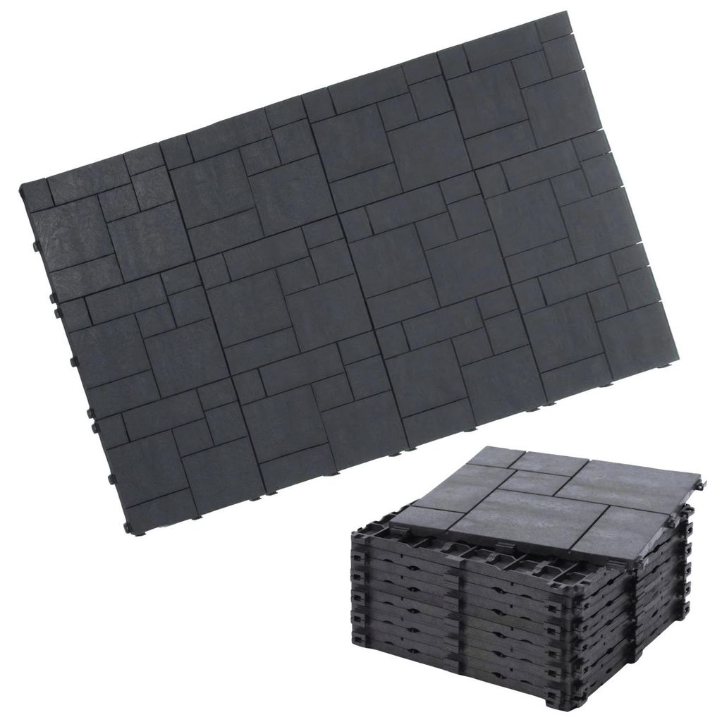 Terrassenfliesen 30x30x1,5 cm - 12 Stück = 1,1 m² - Produktbild 