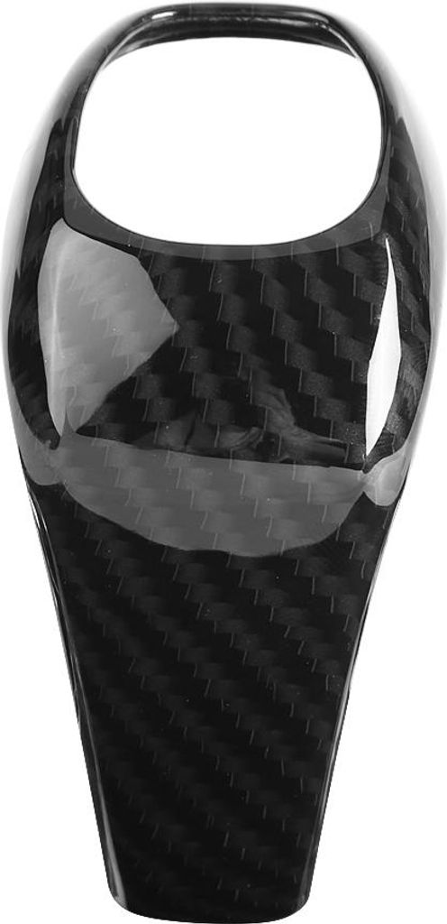 Shifter Knob Protector, weder resistente staubfeste ABS -Kunststoff -Kohlenstofffasern -Anti -Aging -Verschiebungskappe für Auto