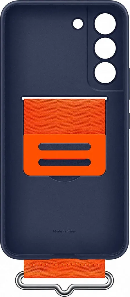 Samsung Silicone Cover with Strap (Galaxy S22 Plus) blau - 10