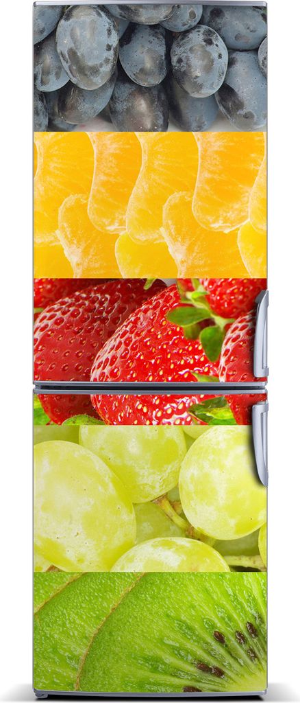 Tulup Kühlschrankdekoration - Magnetmatte - 70 cm x 190 cm - Magnet auf dem Kühlschrank - Obst