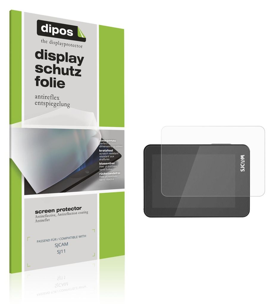 4x Schutzfolie für SJCAM SJ11 matt Displayschutzfolie Folie Display Schutz dipos