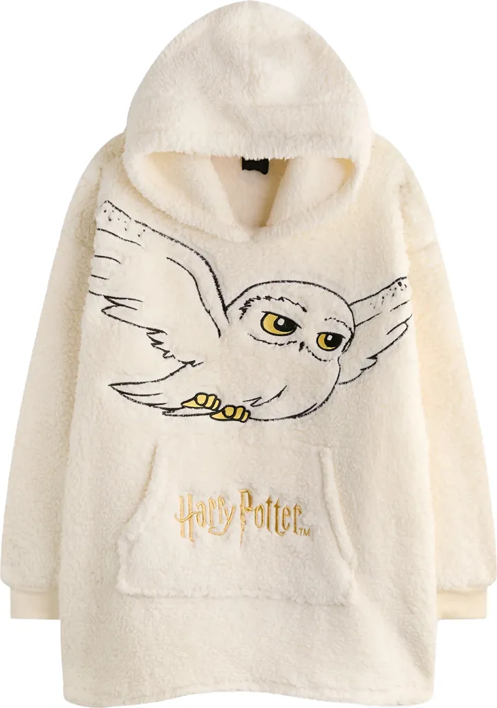 Harry Potter Hoodie de couverture fille NS8683 - Taille Unique - Beige