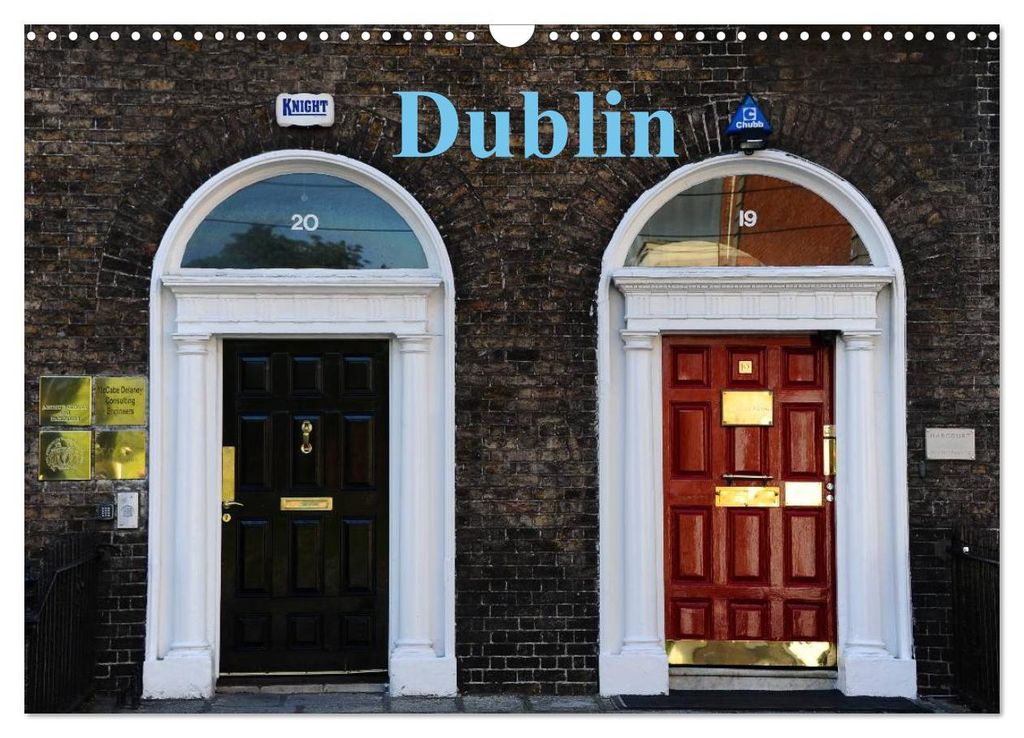 Dublin (Wandkalender 2027 DIN A3 quer), CALVENDO Monatskalender