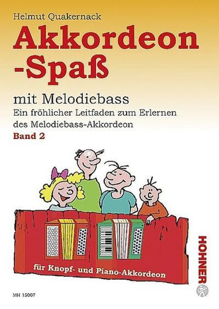 Livre Partition Accordéon Akkordeon-Spaß pour Apprentissage des Enfants