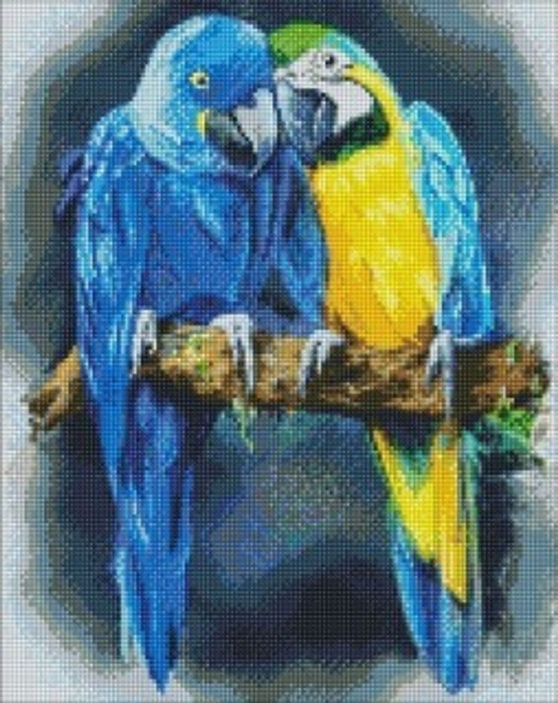 Diamant-Mosaik „Ideyka – Wir fühlen uns wohl zusammen“ 40 x 50 cm