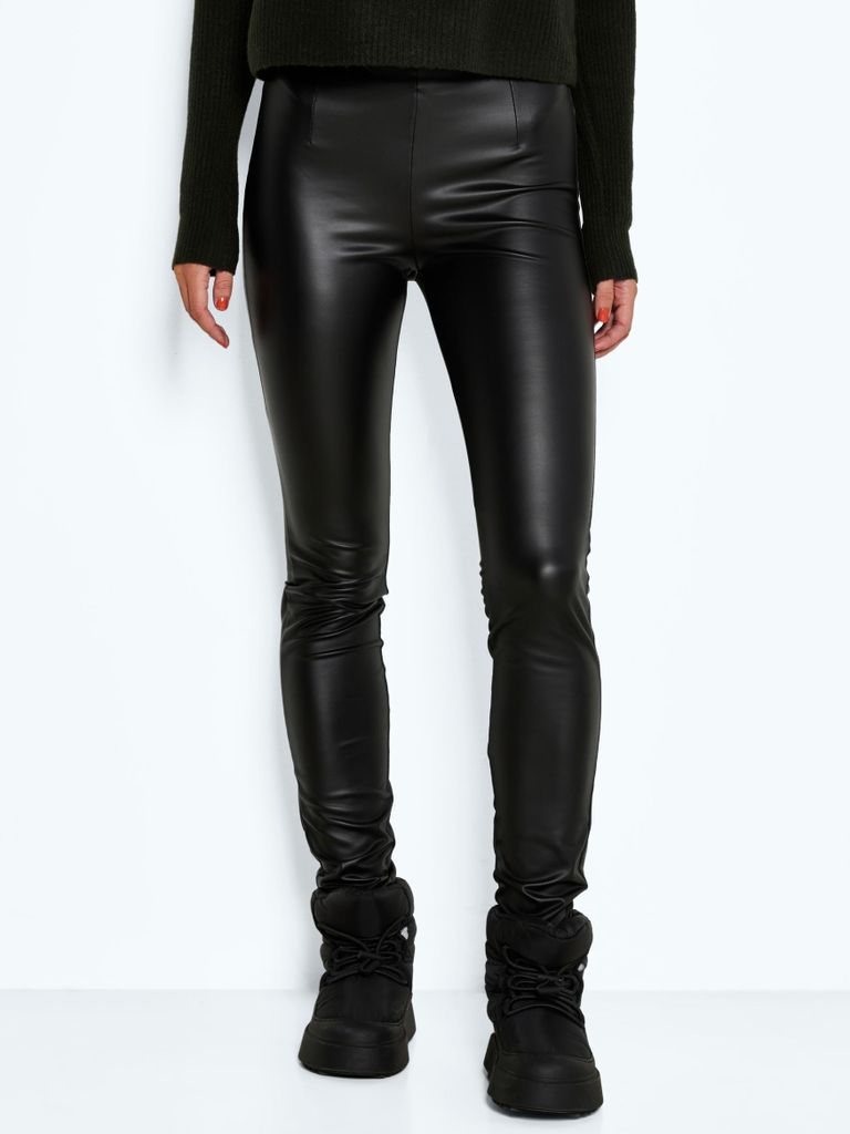 Kunstleder High Waist Leggings NMALOHA | M