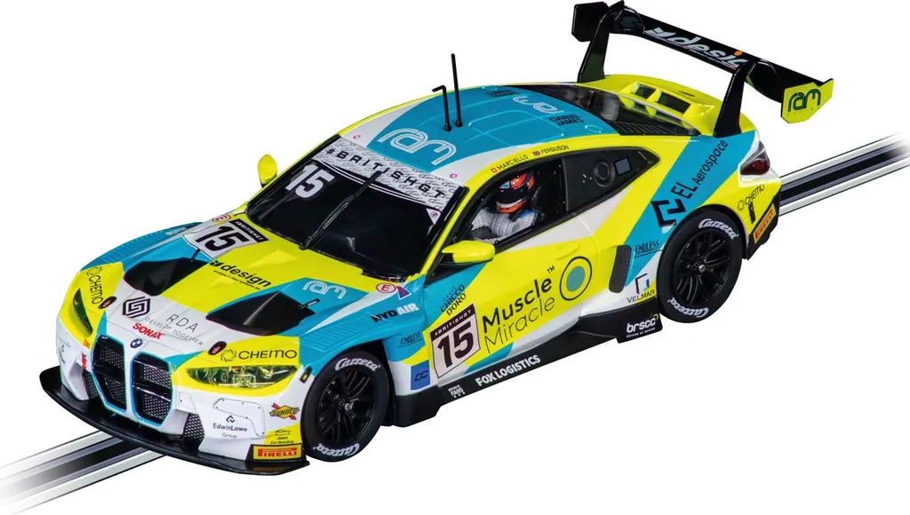 BMW M4 GT3 Carrera pour Courses de Slot Car 1:24 Compétition 2024