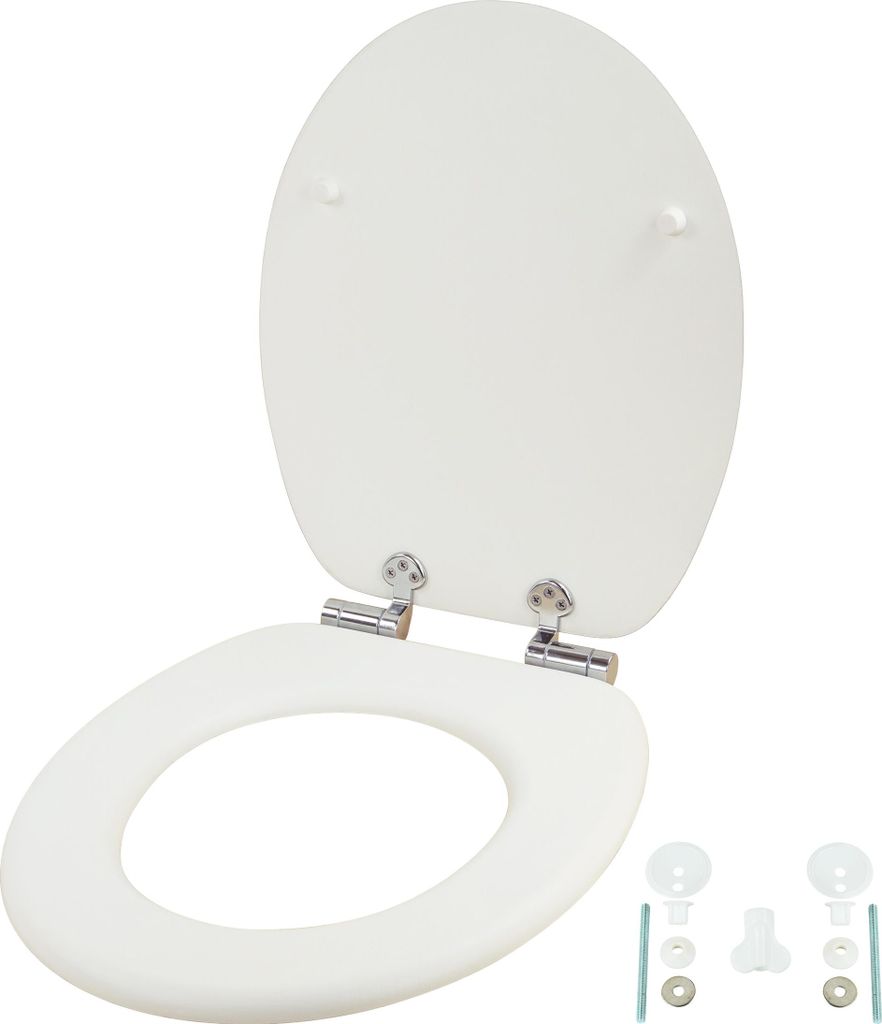 Relaxdays Toilettendeckel, doppelte Absenkautomatik, 37,5 x Produktbild 