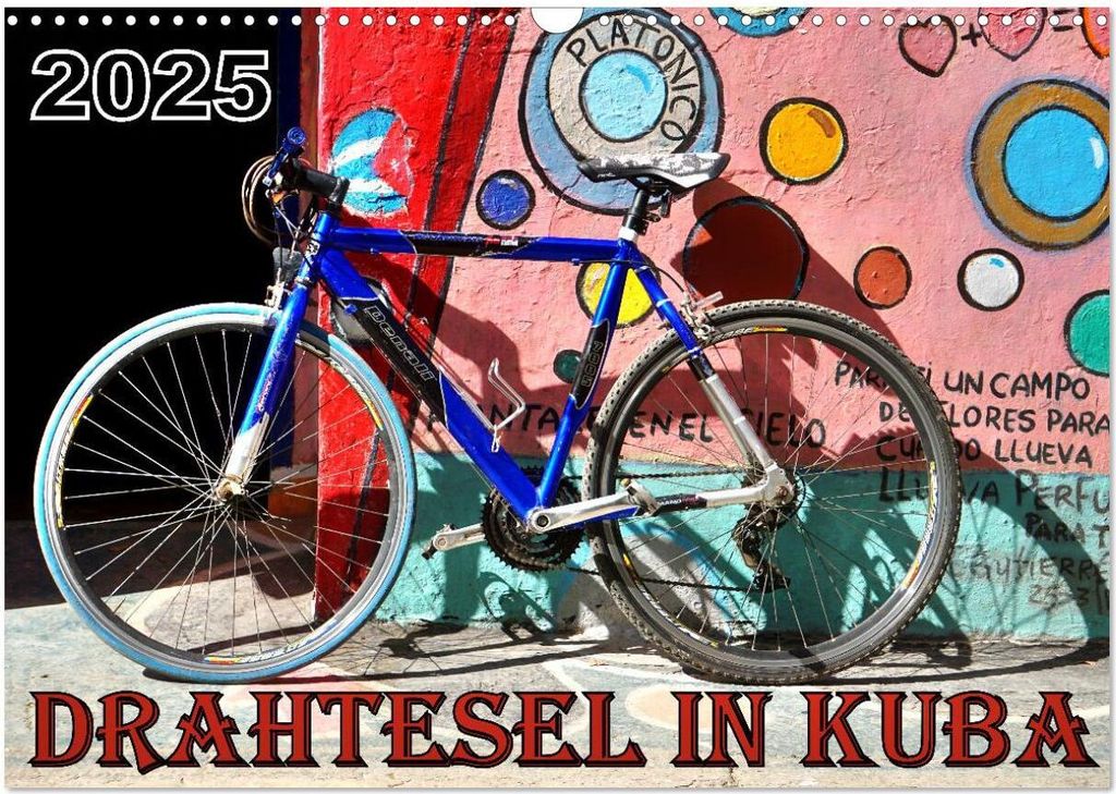 Drahtesel in Kuba (Wandkalender 2026 DIN A3 quer), CALVENDO Monatskalender