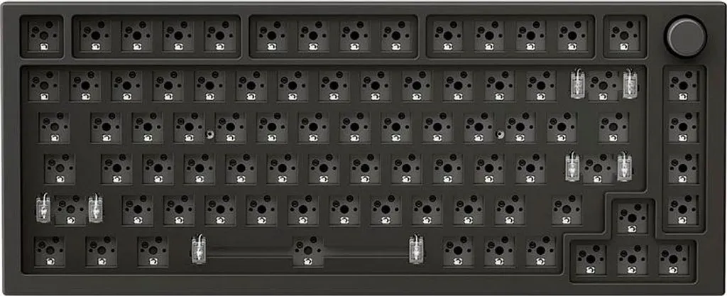 Glorious GMMK Pro Clavier Barebone Noir en Aluminium CNC Personnalisable