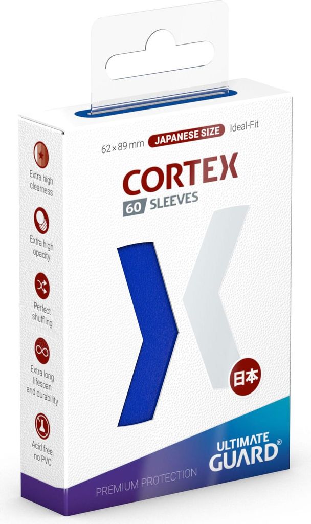 Ultimate Guard Cortex Sleeves Japanische Größe Blau (60)