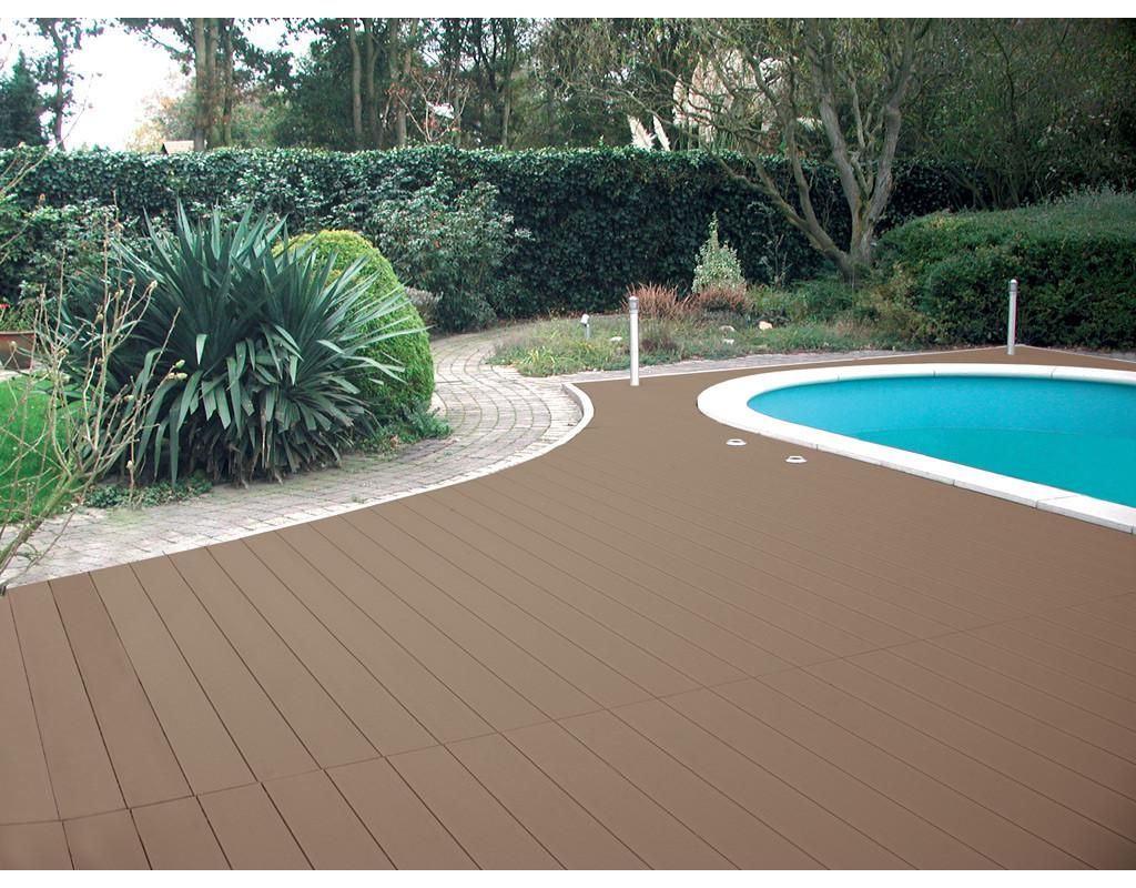 KOVALEX | 4 m | Braun 140x20 mm WPC Terrassendiele, Hohlkammerprofil, 2 in 1 Wendediele, Germany, rutschfest, pflegeleicht, recyclingfaehig, fuer T...