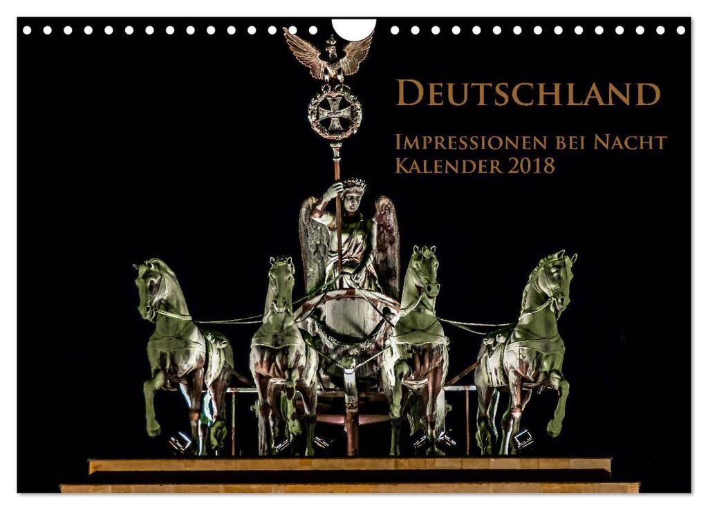 Deutschland Impressionen bei Nacht (Wandkalender 2027 DIN A4 quer), CALVENDO Monatskalender