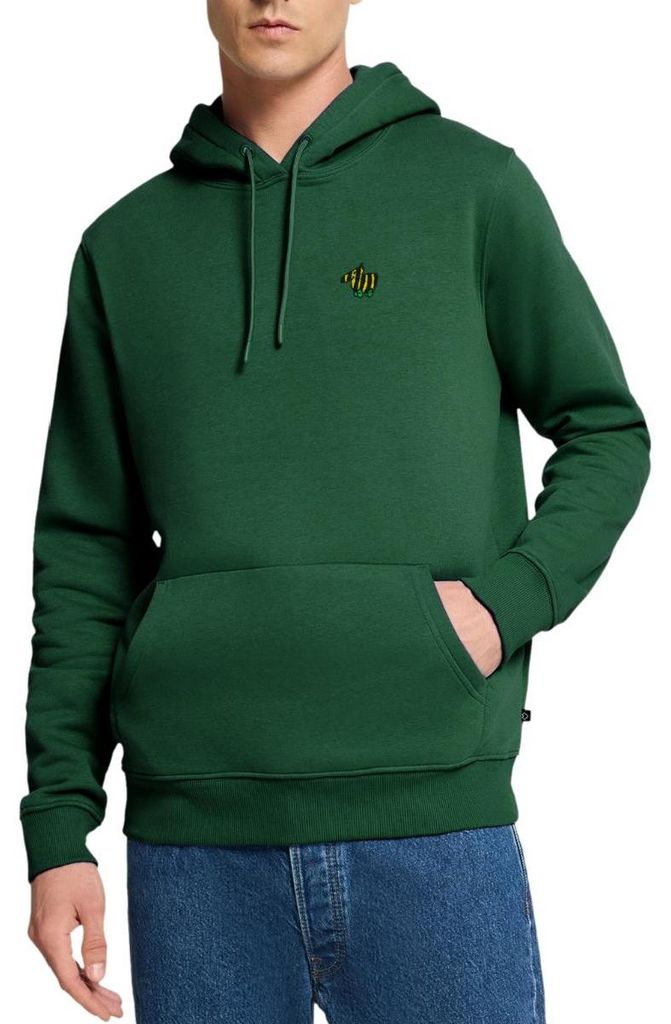 Spreadshirt Janosch Tigerente Stick Herren Premium Hoodie, M, Flaschengrün