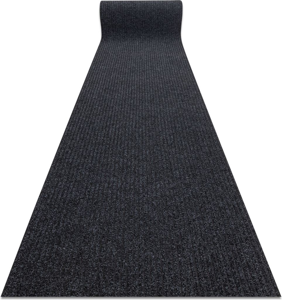 Läufer- Türmatte rutschfest GIN 2057 Draußen, Drinnen Liverpool Anthrazit 100 cm Grau 100x720 cm