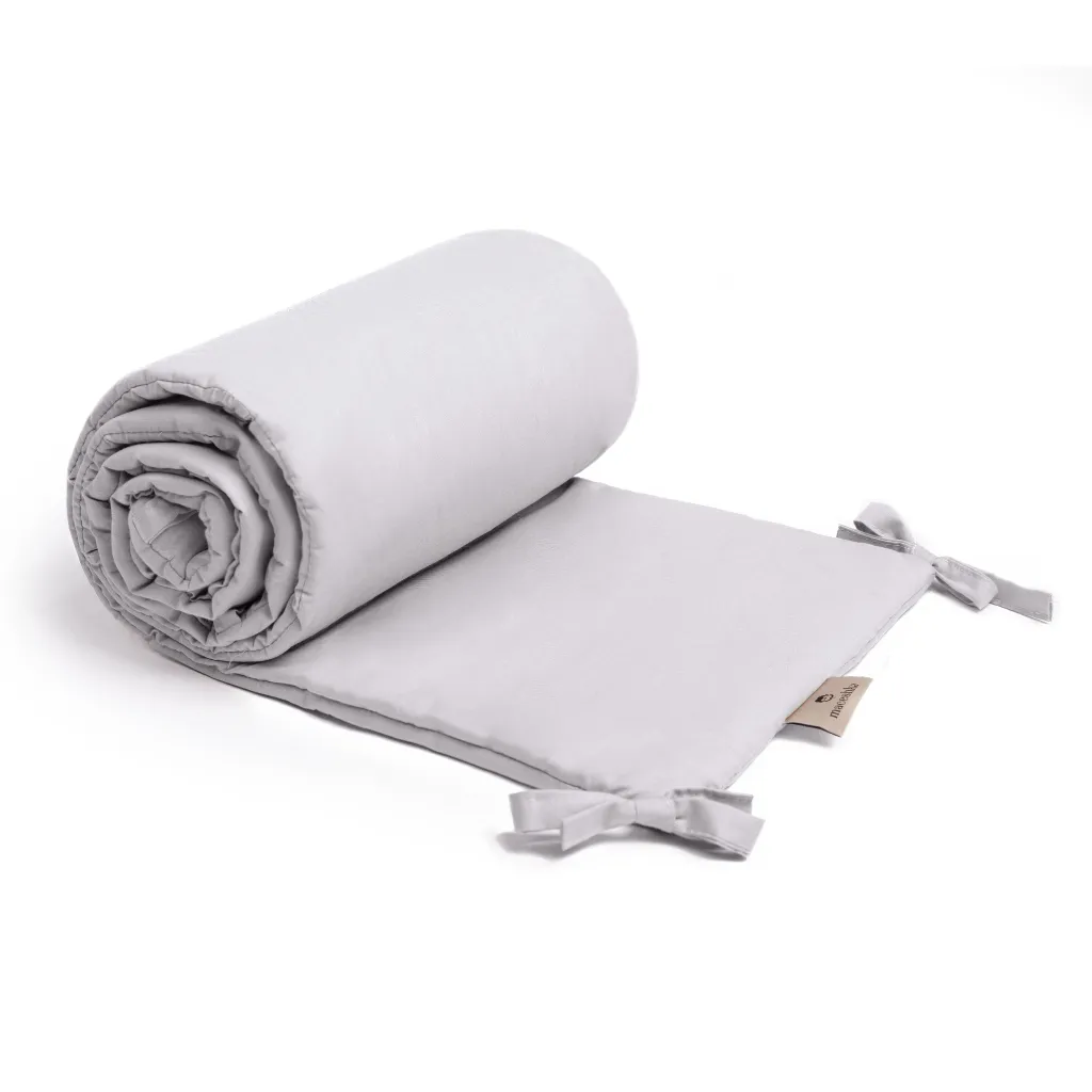 Maceshka Barrière de lit Pure Love Dove Grey 150cm pour enfant et bébé