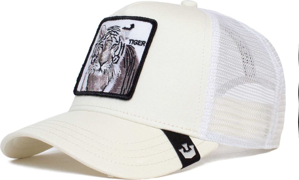 Goorin Bros. Die White Tiger Trucker Cap, Weiß One Size Produktbild 1