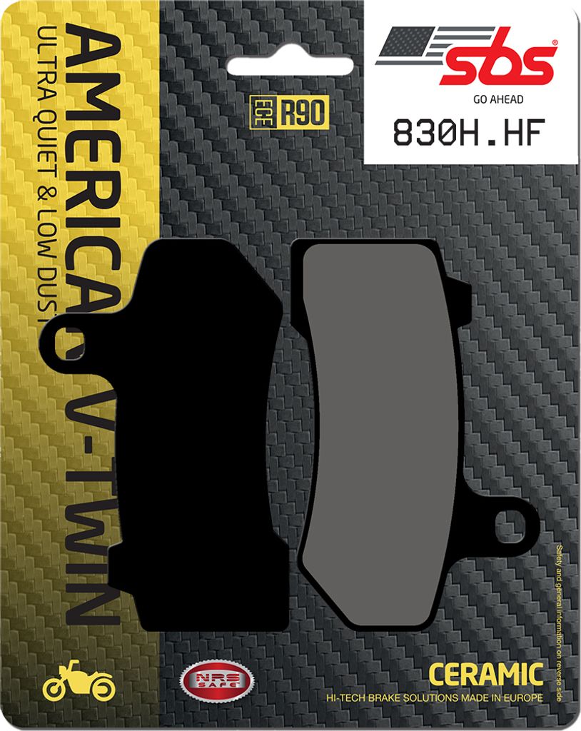 Bremsbelag SBS 830H.HF (Satz pro Scheibe) Street High Power Ceramic