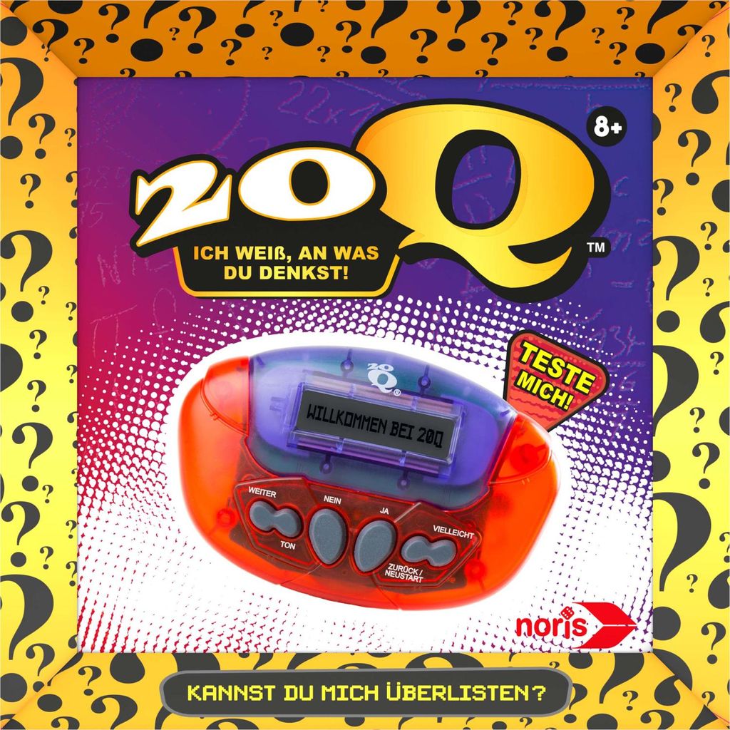 Noris 20Q Taschencomputer, Ratespiel, Gedanken lesen, Produktbild 