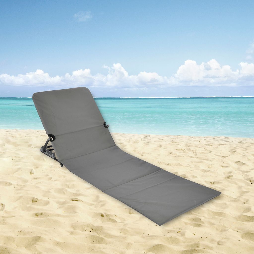 Składana mata plażowa HI PVC szara Zdjęcie produktu 9