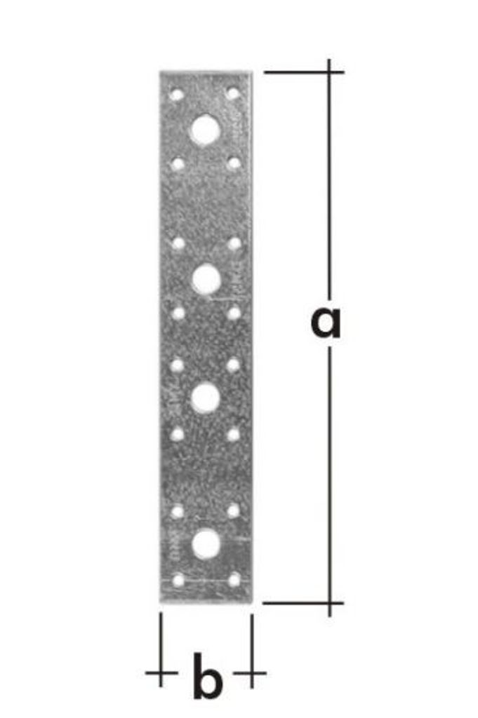Piastra forata 200 x 35 x 2,50 mm Connettore piatto Immagine del prodotto 