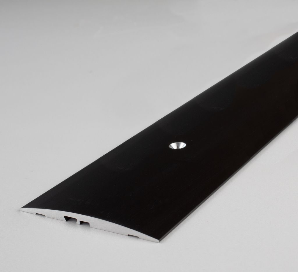 PROVISTON | Übergangs- & Ausgleichsprofil | Aluminium | 58 x 4 x 2700 mm | Bronze Dunkel | Bodenprofil | Metallprofil | Übergangsschiene