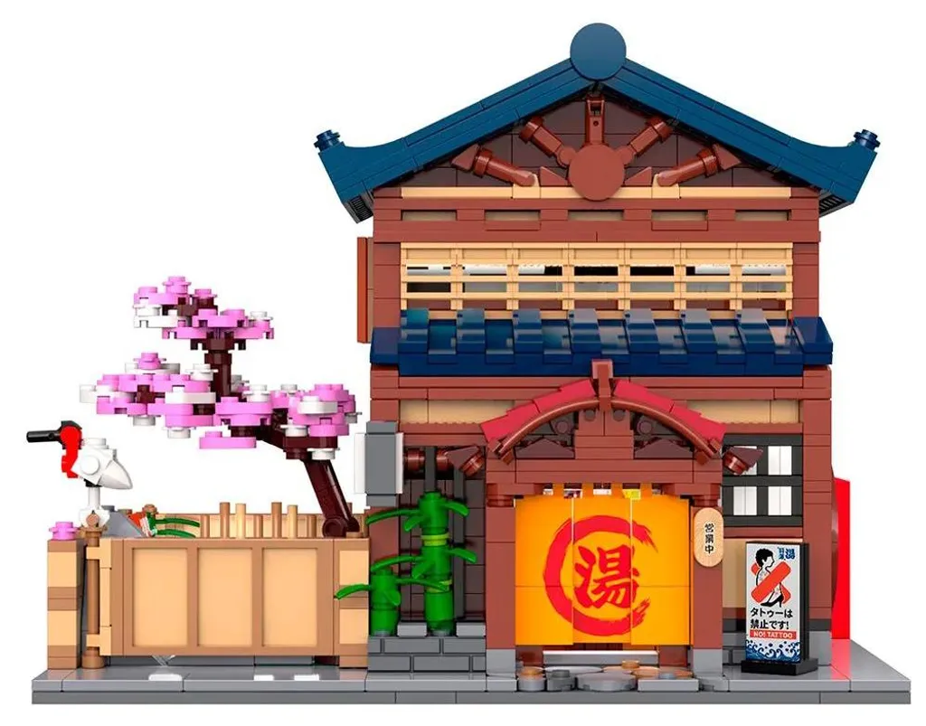 Jeu de construction japonais multicolore CaDA Sento avec éclairage LED - 4