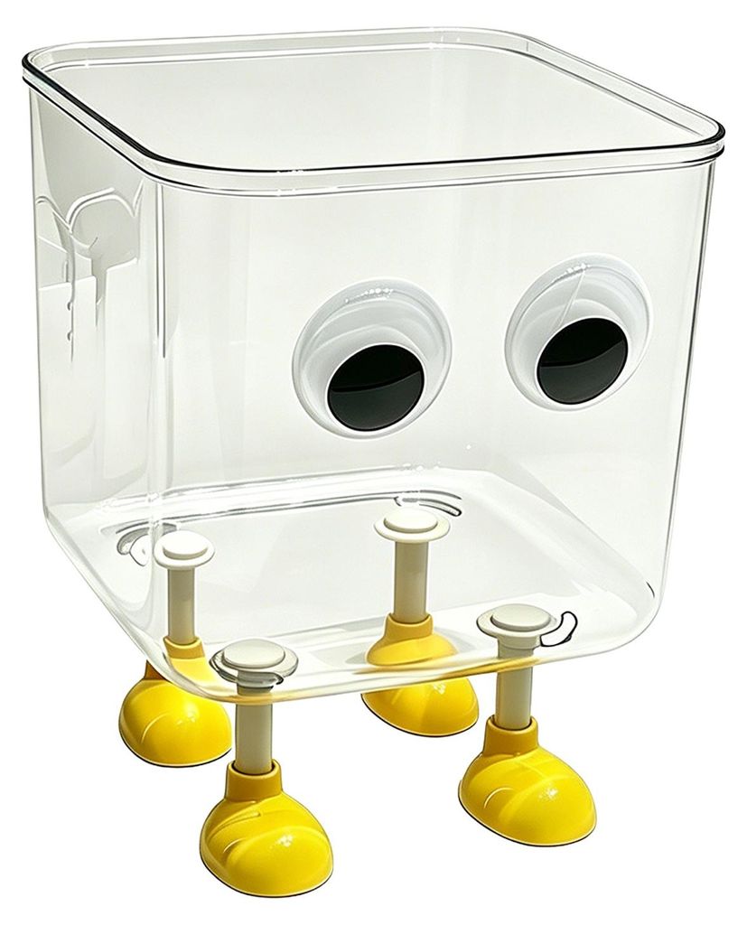 Aufbewahrungsbox mit großem Fassungsvermögen, Schreibtisch-Organizer, transparentes Design, Aufbewahrungsbox für Haaraccessoires, Schmuck und So...