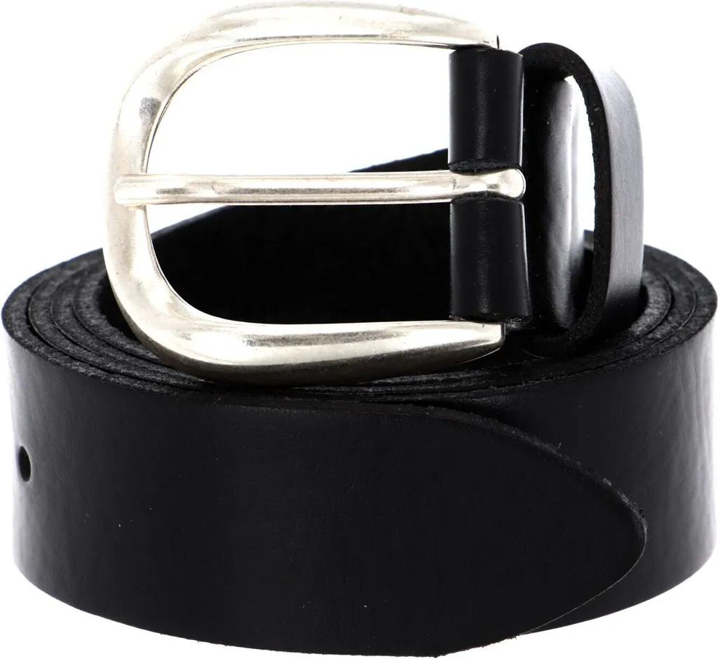 Cintura Vanzetti 30mm Pelle Nera W80 - Eleganza Made in Germany