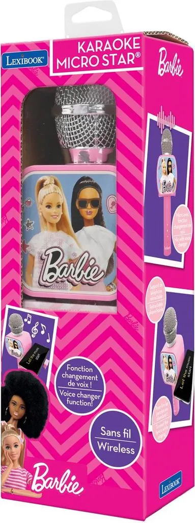 Microfono Barbie Wireless Bluetooth: Karaoke e Altoparlante 3W - 4