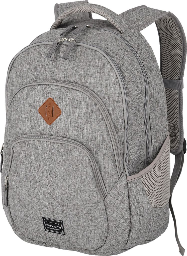 Travelite Městský batoh Basics Melange Light grey 22 l Obrázek produktu 