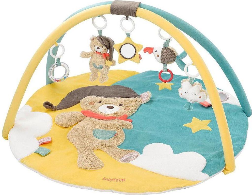 3-D-Activity-Decke Bruno – Spielbogen mit 5 abnehmbaren Spielzeugen