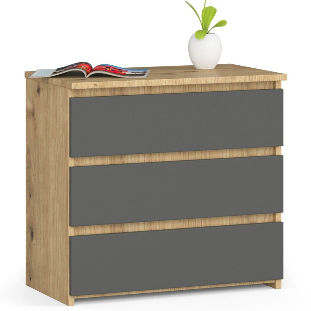 Nachttisch AKORD CL3 in der Farbe Eiche Artisan mit 3 Produktbild 