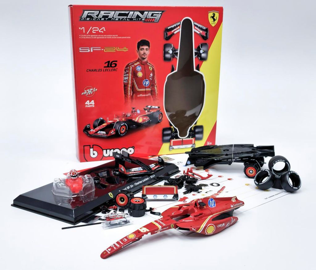 Ferrari SF-24 #16 C.Leclerc 2024 BUILDING - Bburago 1:24