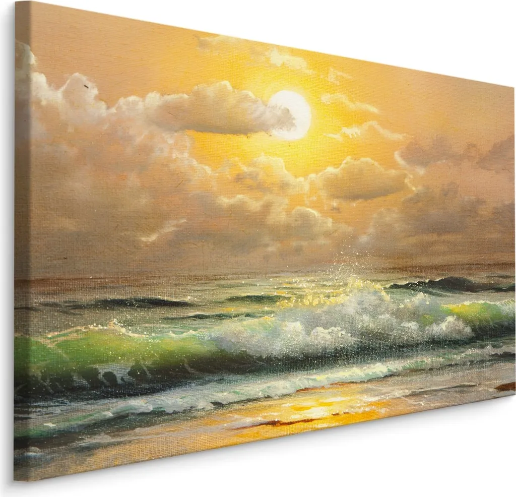 Carta da Parati Mare 90x60 XXL - Tela Artistica Spiaggia e Sole