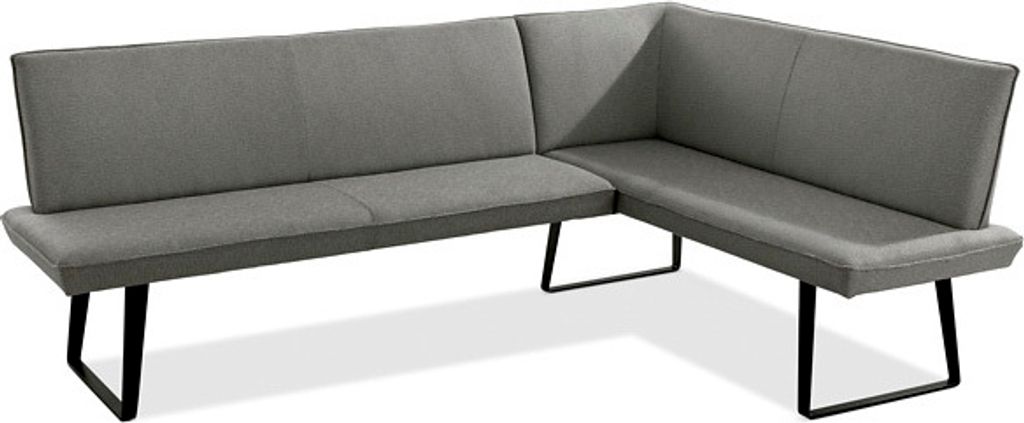 Niehoff Elba Eckbank Stahl Links Alpine Grau