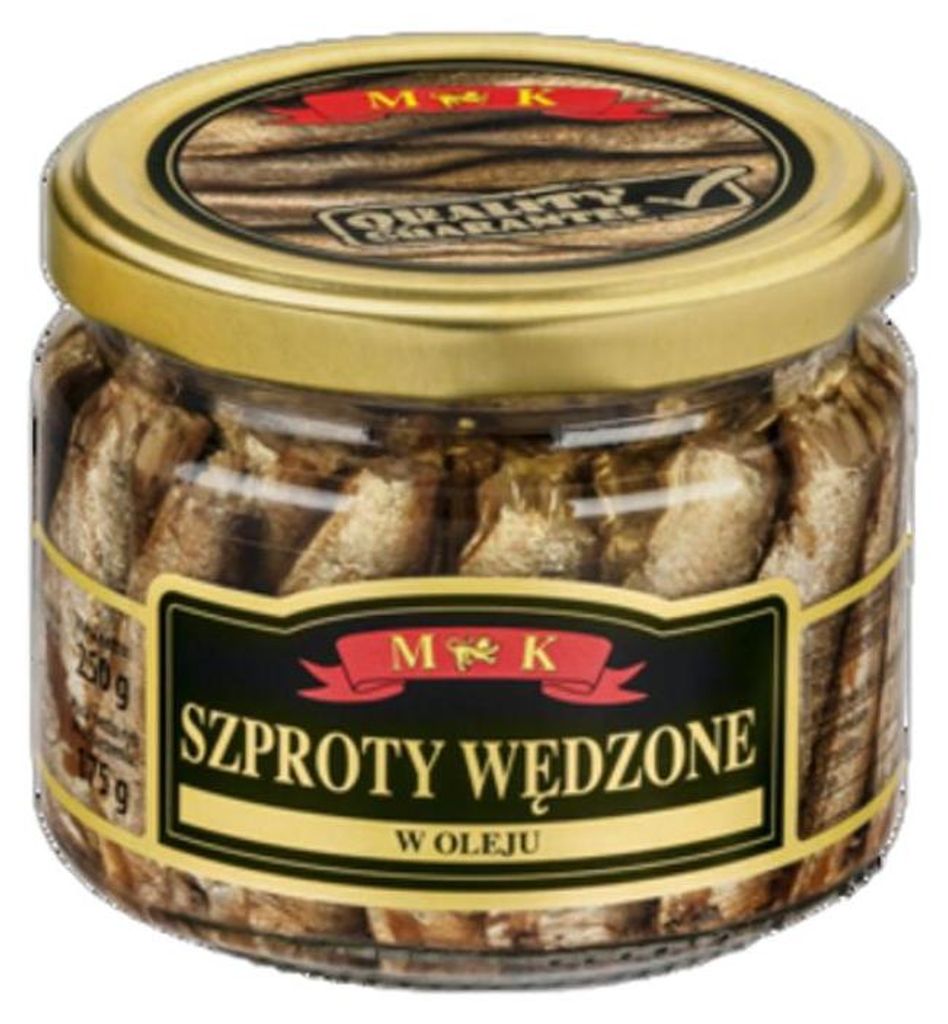 MK Szproty wędzone w oleju 250 g Zdjęcie produktu 
