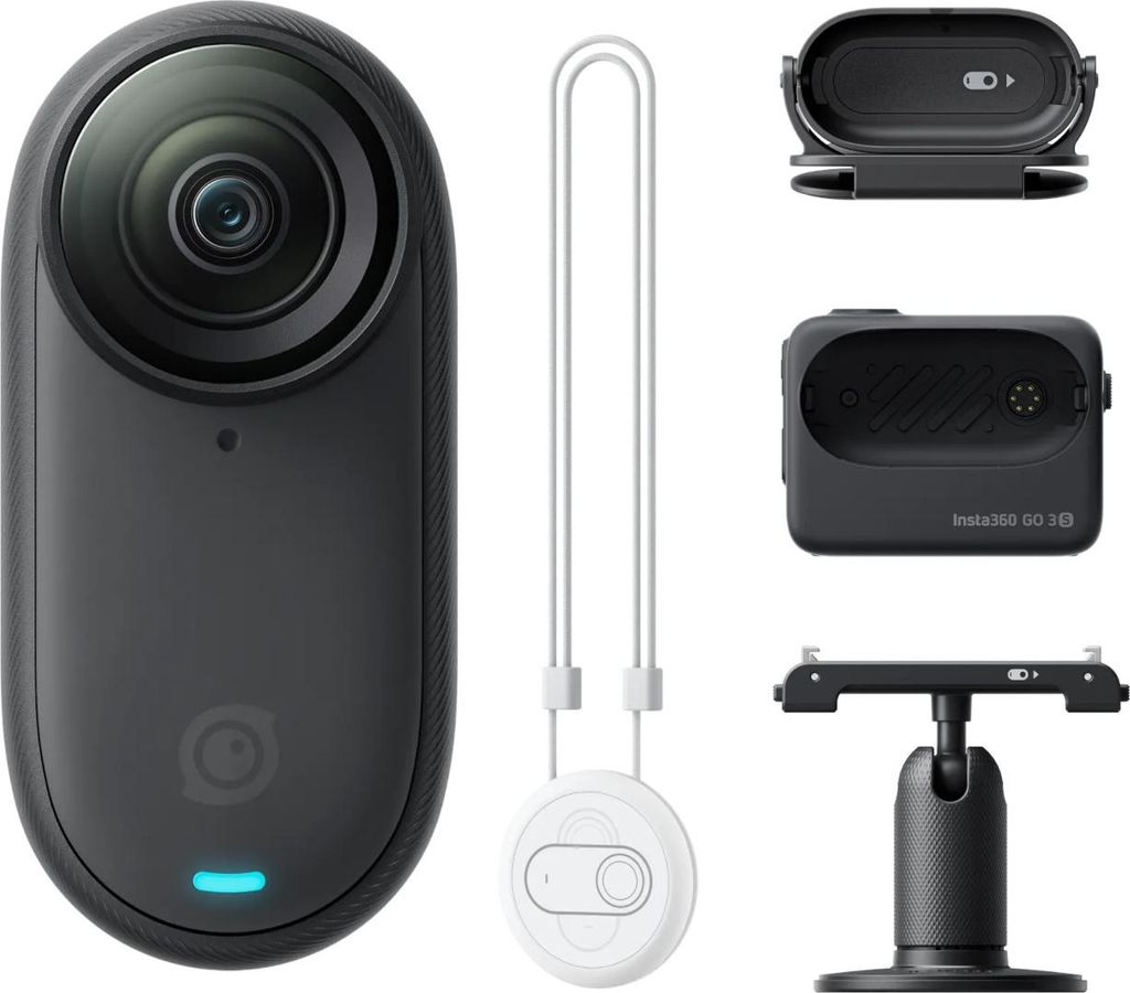 Insta360 GO 3S, 4K Ultra HD, 200 fps, Wi-Fi, Bluetooth, 310 Zdjęcie produktu 