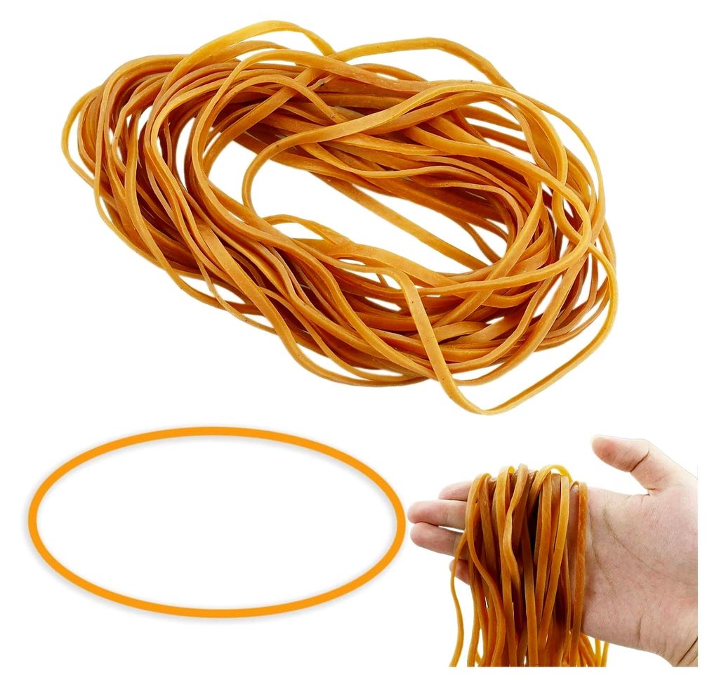 Große Gummibänder, 30 Stück, 20 cm elastische Bänder für Büro, Mülleimer, Dateiordner, Katzenstreu-Box