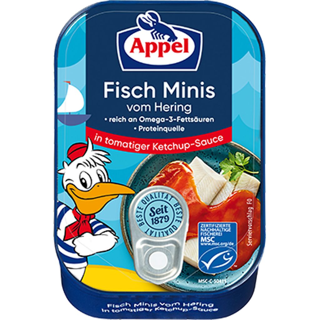 APPEL MSC Heringsfiletstücke in tomatiger Ketchup-Sauce Produktbild 
