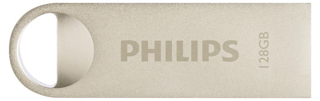 Philips, USB 2.0, 128 GB, diseño vintage plateado Imagen del producto 