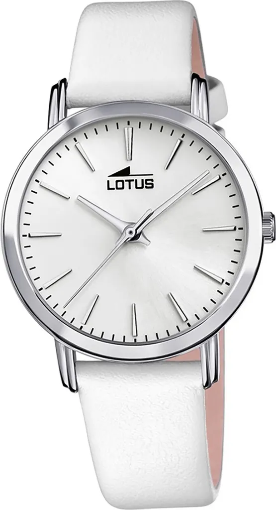Montre Lotus femme cuir blanc - Idéale pour le bureau et vos soirées
